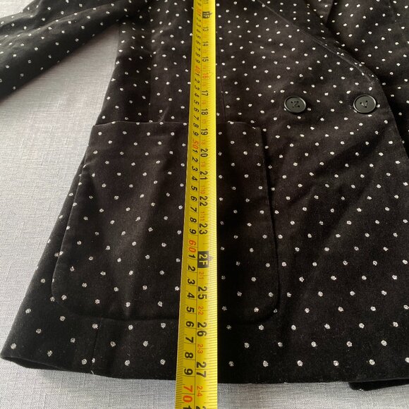 NWT Zadig & Voltaire | Visko Velvet Glitter Dots Blazer - Picture 15 of 16
